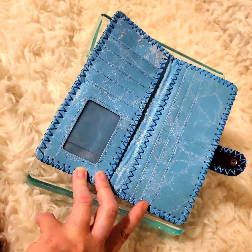 Handmade Aztec wallet - Picture 2 of 4